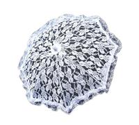 NIRNHYRUR Ombrellone in Pizzo da Sposa Scavato Ombrelli in Pizzo da Donna Elegante Mini Ombrello da Sposa Motivi Floreali Decorazione di Nozze Puntelli(Color 5)