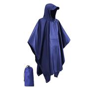 NIRNHYRUR Poncho Antipioggia da Donna con Cappuccio e Tasca Impermeabile Leggero Cappotto Impermeabile Unisex for Uomo Donna