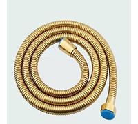 NIRNHYRUR Tubo Doccia Replacement Shower Hose, 12mm Bore Multicolor Multiple Sizes(Golden,1M)