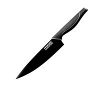 Nirosta Coltello Chef, Linea Wave in Acciaio Inossidabile con Rivestimento Antiaderente Nero. Lama