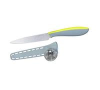 Nirosta Coltello multiuso 12-23 cm Eversharp, polipropilene, elastomero, acciaio CCR+, colore grigio e celeste, 1 pz.