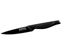 Nirosta affettare Coltello Universale Wave, in Acciaio Inossidabile con Rivestimento Antiaderente, Nero