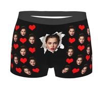 Nirusetty Biancheria intima personalizzata da uomo, boxer personalizzati, biancheria intima personalizzata per uomo, regali di compleanno per lui, Impressionante Moglie Vis, L