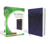 NIrV, Bible for Kids, Large Print, Leathersoft, Blue, Com (Rilegato in ecopelle)
