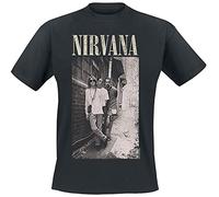 Nirvana Alleyway Uomo T-Shirt Nero XXL 100% Cotone Regular