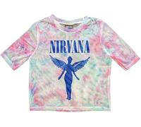 Nirvana Angelic Blue Mono (Mesh) White M Donna Maglietta