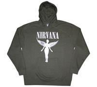 Nirvana Angelic Mono autorizzato Felpa con Cappuccio