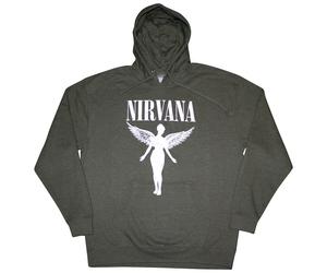 Nirvana Angelic Mono autorizzato Felpa con Cappuccio