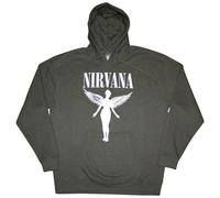 Nirvana Angelic Mono ufficiale Felpa con Cappuccio