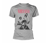 Nirvana Maglietta Bathroom Photo Unisex Grey L