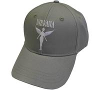 NIRVANA - Cappello Con Logo Angelo - Nuovo Di Zecca - MUSICA NIRVCAP05GR