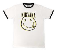 Nirvana Double Happy Face ufficiale Uomo maglietta unisex