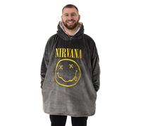 Nirvana Felpa con Cappuccio a Coperta Logo Uomo (NS8635)