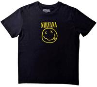 Nirvana Flower Sniffin (Back Print) Black 2XL Maglietta
