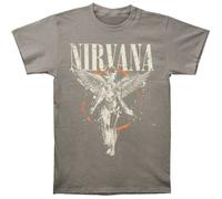 Nirvana Galaxy in Utero Slim Fit T-Shirt (XL), Grigio, XL