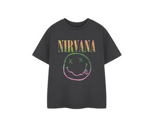 Nirvana Grigio Rainbow Logo Kids T-shirt a maniche corte Unisex Bambini