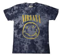 Nirvana: Happy Face Blue Stroke - Blue (Wash Collection) (T-Shirt Unisex Tg. M)