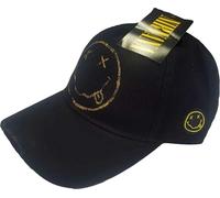 Nirvana Men's Smiley Baseball Cap Black One Size Black