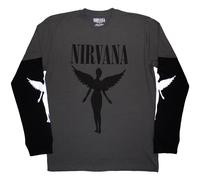 Nirvana In Utero Mono (Sleeve Print) Charcoal Grey & Black M Maglietta