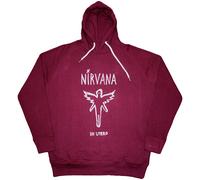 Nirvana In Utero Outline autorizzato Felpa con Cappuccio