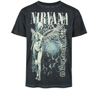 Nirvana In Utero Vertical Uomo T-Shirt Nero 100% Cotone Regular