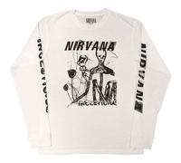 Nirvana Incesticide (Back & Sleeve Print) White XL Maglietta
