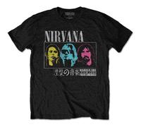 Nirvana Japan autorizzato Uomo maglietta