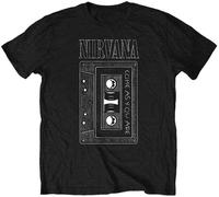 Nirvana Maglietta As You Are Tape Unisex Black S
