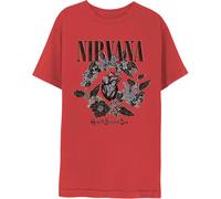 Nirvana Maglietta Heart Shape Box Unisex Red L