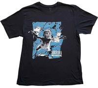 Nirvana Maglietta Nevermind Cracked Unisex Black 2XL