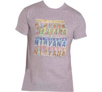 Nirvana Maglietta Repeat Unisex Grey S