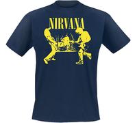 Nirvana - T-Shirt # S Unisex Blue # Stage