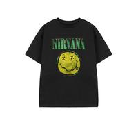 Nirvana Nero Yellow Logo T-shirt a maniche corte Unisex Bambini