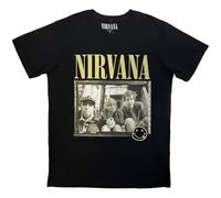 Nirvana Nevermind '91 Hotel Photo, maglietta nera da uomo