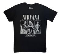 Nirvana Nevermind Tracklist Premium Carbon autorizzato Uomo maglietta