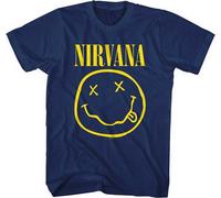 Nirvana - Nirvana Unisex T-Shirt: Yellow Happy Face (X-Large) -