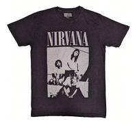 Nirvana | Official Band T-Shirt | Sitting (Distressed) - 24-Hour Fast Shipping! Capture the essence of grunge with this official Nirvana t-shirt featuring a distressed design of the band's iconic "Sit