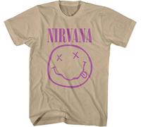 Nirvana Purple Happy Face Sand XL Maglietta