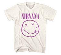 Nirvana Purple Smile Neutral autorizzato Uomo maglietta