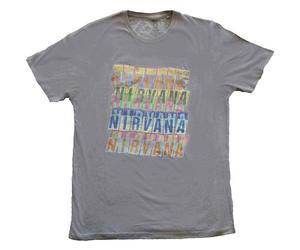 Nirvana Repeat Grey autorizzato Uomo maglietta