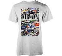 Nirvana: Rock Off - Cassettes (T-Shirt Unisex Tg. M) -