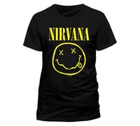 Nirvana: Rock Off - Flower Sniffin Back Print (T-Shirt Unisex Tg. M) -