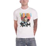 Nirvana T Shirt Heart Band Logo Nuovo Ufficiale Unisex Bianca Size XL