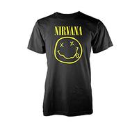 Nirvana - T-Shirt (Unisex-Xl) Smiley Fpo (Black)