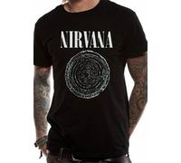 Nirvana - T-Shirt, Uomo, Nero (Black), XL