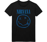 Nirvana: Blue Smiley (T-Shirt Unisex Tg. XL) -