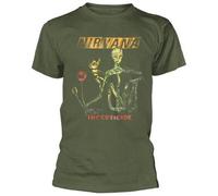 Nirvana T-shirts a maniche lunghe Reformant Incesticide in Verde EU M