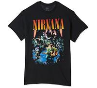 Nirvana TAILAD Men's Live Concert Photo Men's T-Shirt, 0Black, Medium