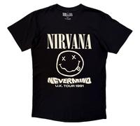 Nirvana Tour '91 Premium autorizzato Uomo maglietta