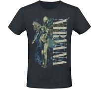 Nirvana Vertical Logo Uomo T-Shirt Nero Regular M Nero